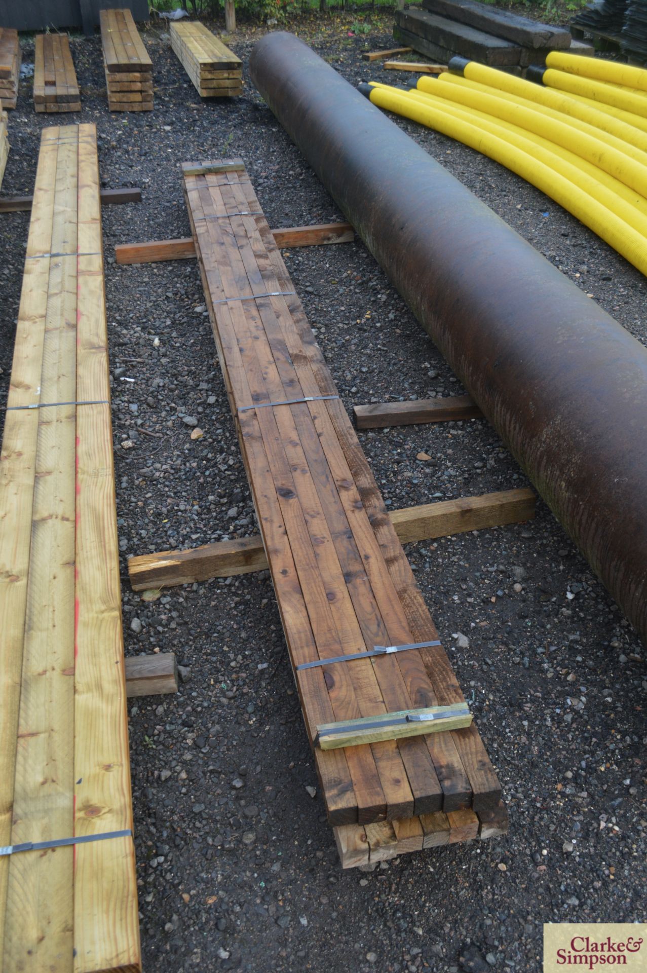Quantity of new timber - 2in x 2in.