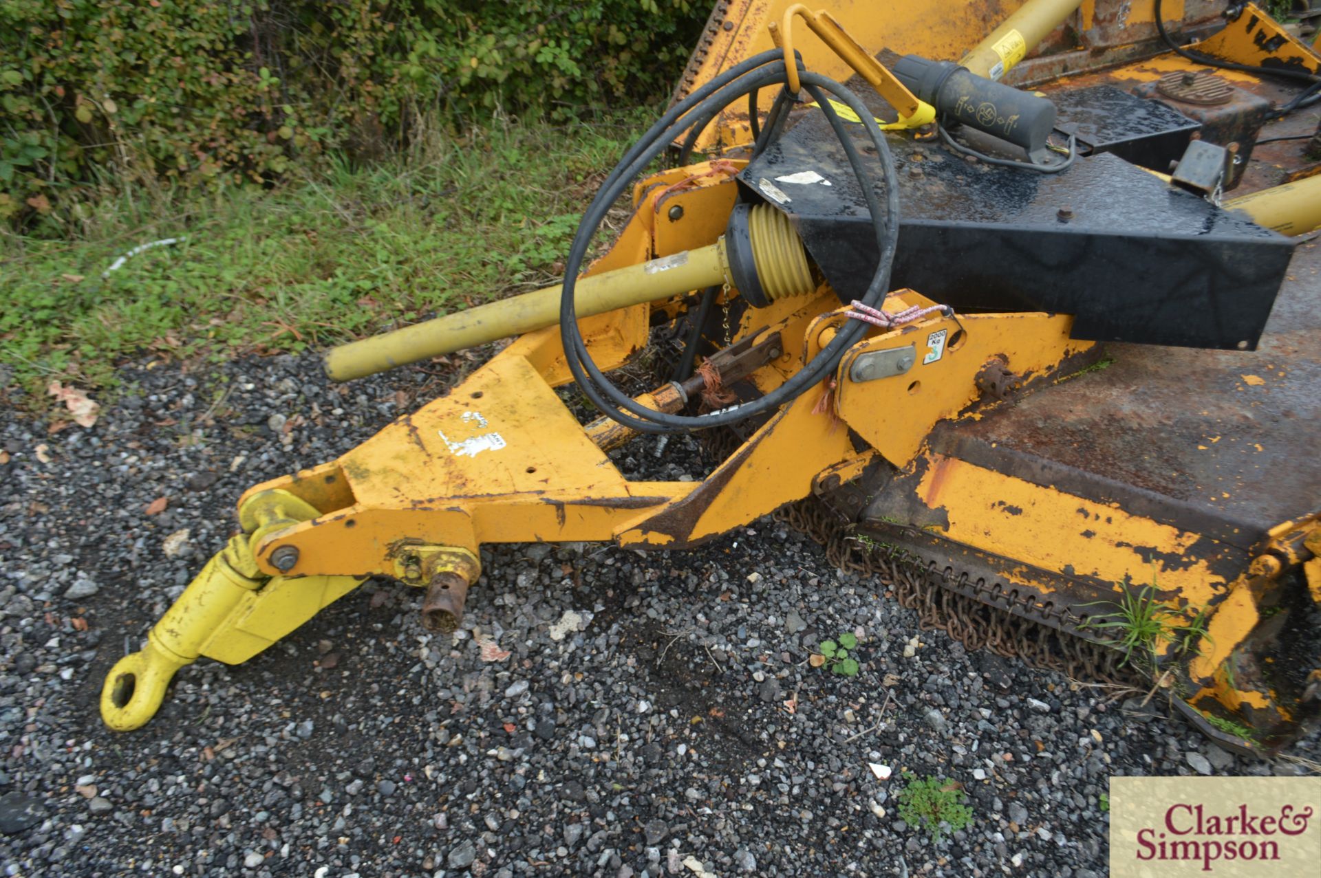 McConnel SR15 trailed 15ft hydraulic folding batwing mower. 2005. Serial number 22028. * - Image 5 of 10