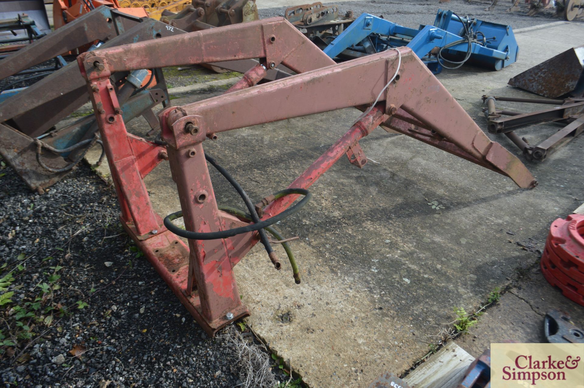 Massey Ferguson 30 loader. *