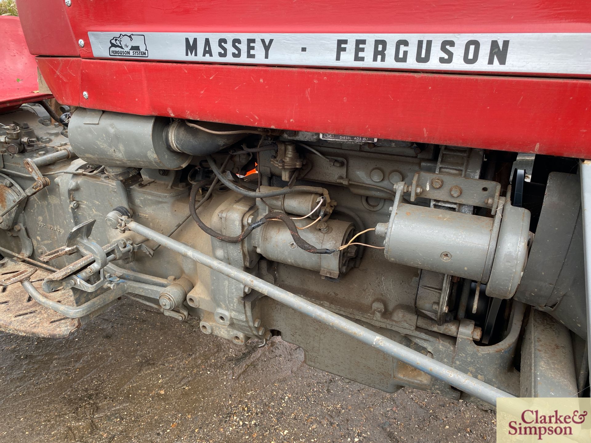 Massey Ferguson 135 2WD tractor. Registration OCL 966M (no paperwork). Date of first registration - Image 13 of 29