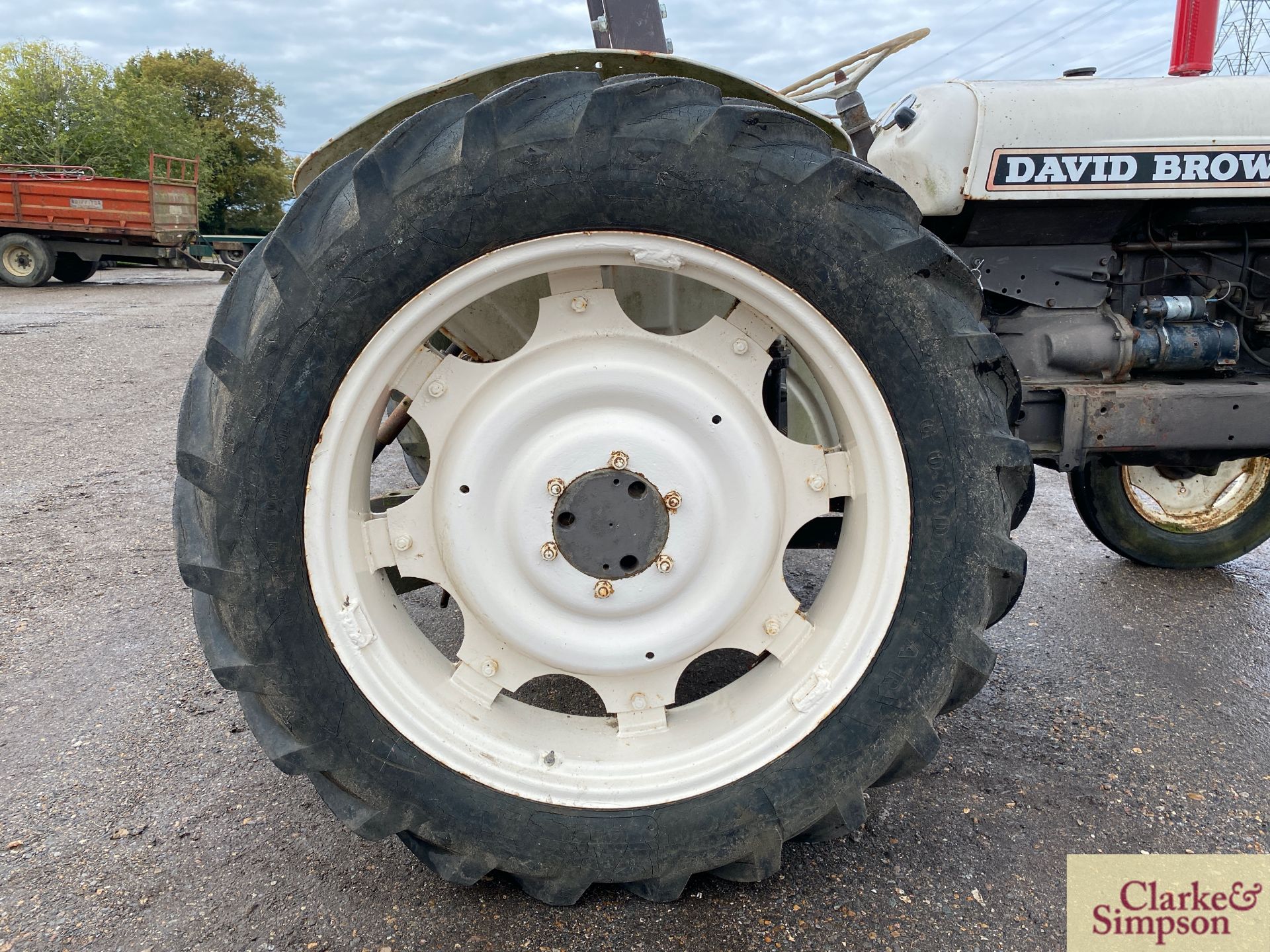 David Brown 990 Selectamatic 2WD tractor. Registration DUE 781D (no paperwork). Serial number 990A/ - Image 16 of 31
