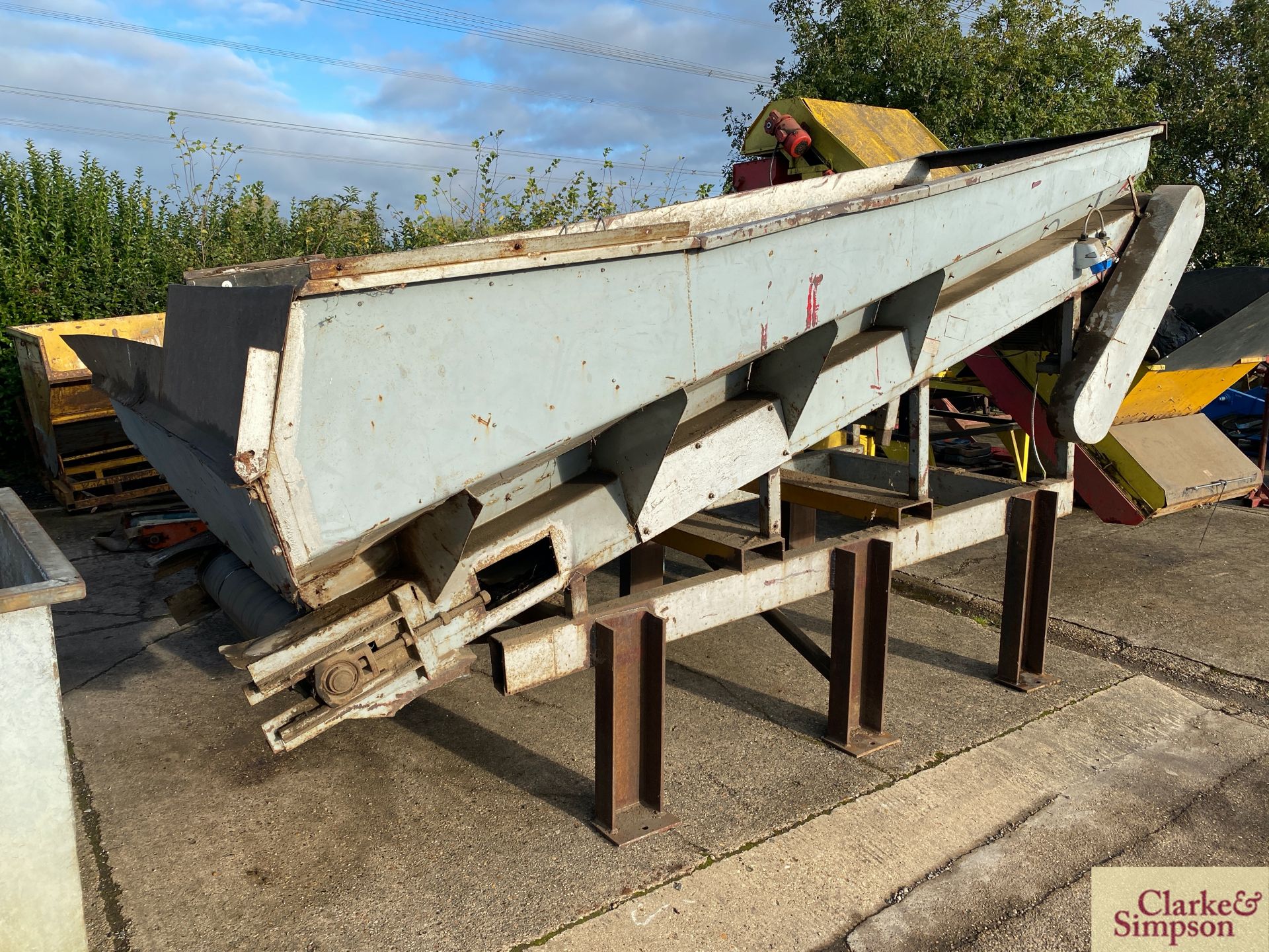 Potato boat on frame. *