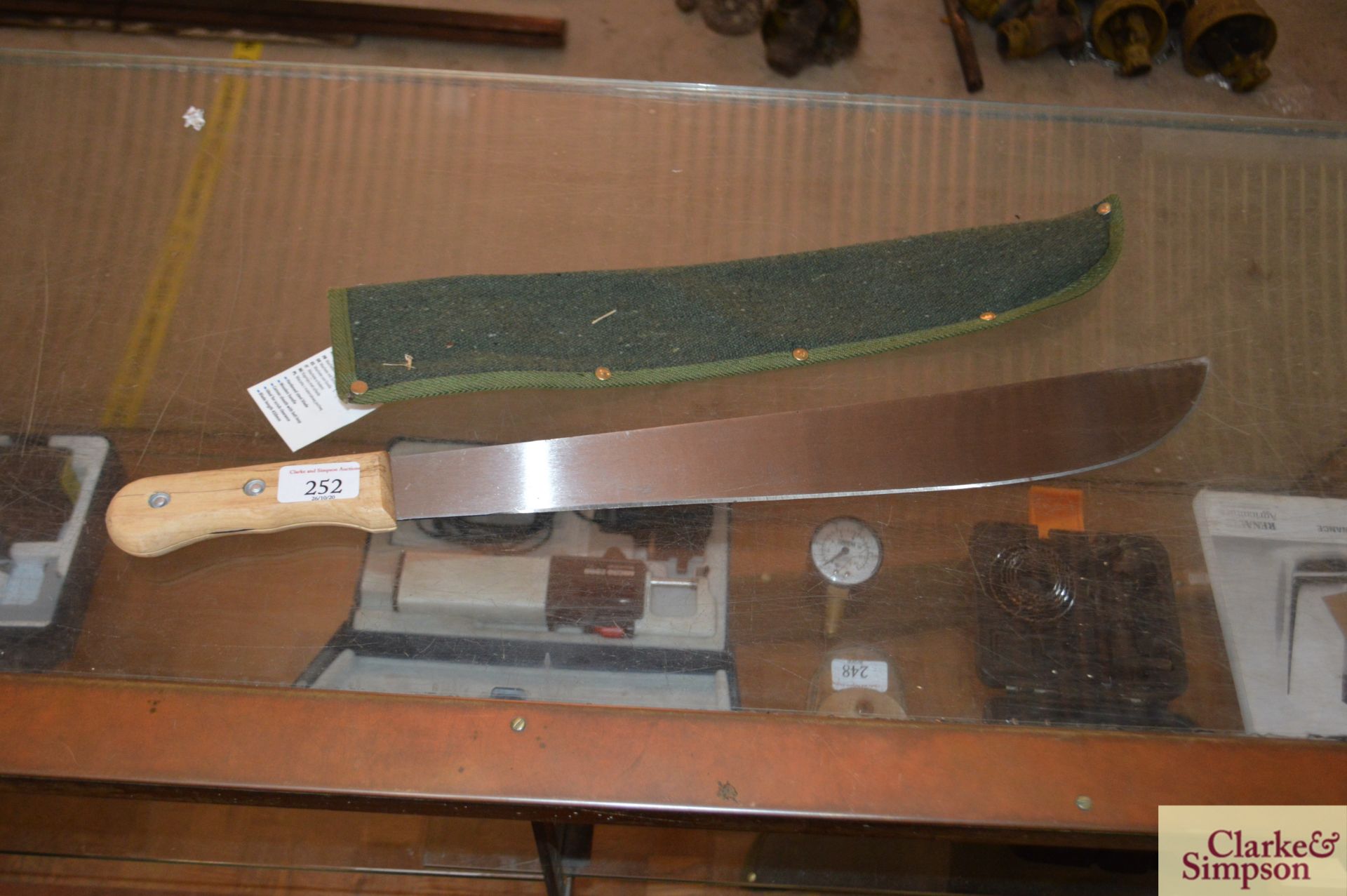 Unused Silverline machete.