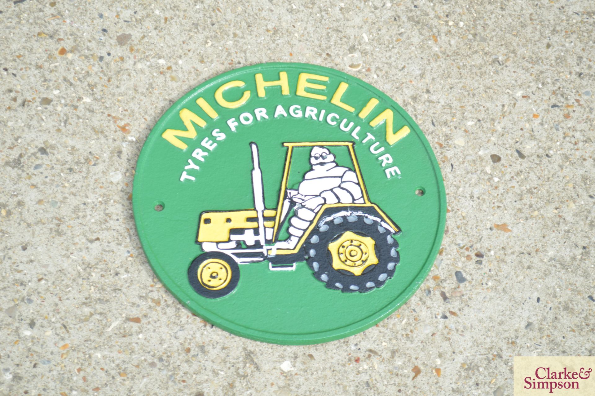 Michelin on Tractor sign.*