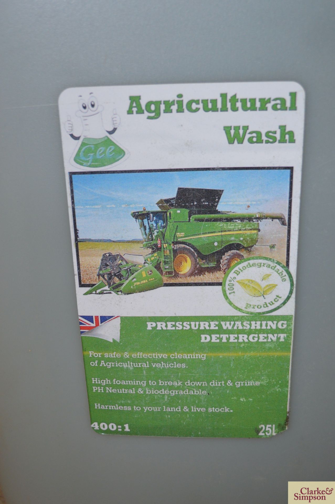25L Agricultural Wash. - Image 2 of 2