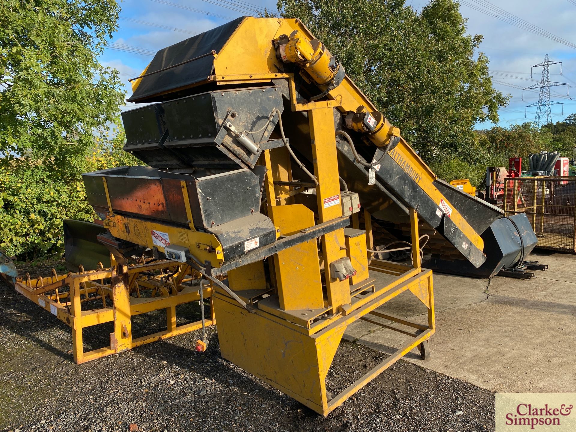 Walthambury twin elevator bagger. With twin bagging head. *