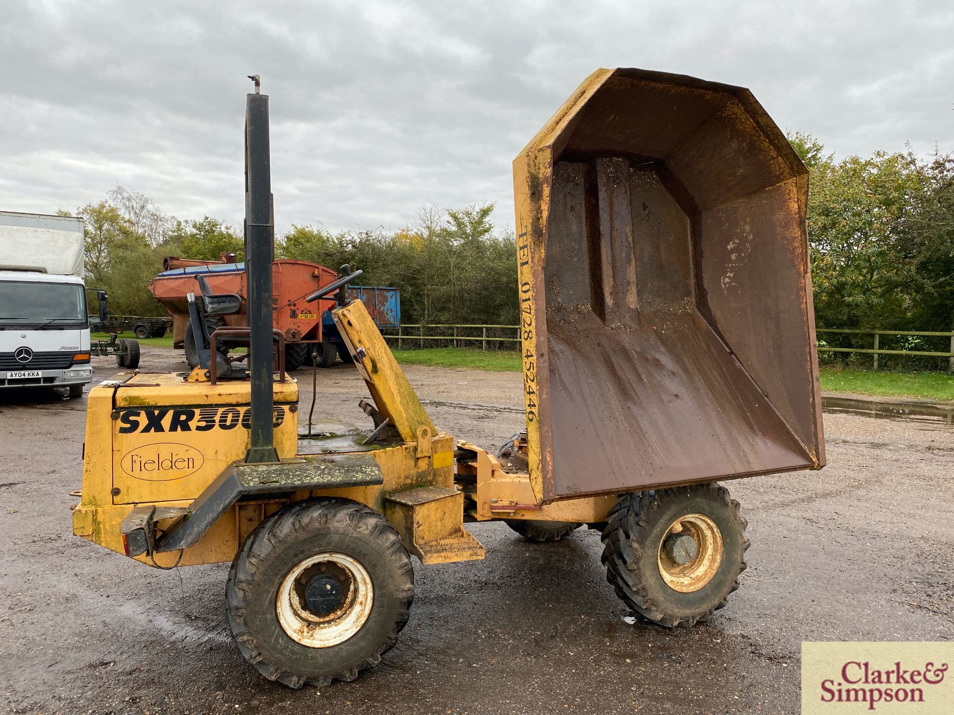 Barford SRX3000 3T swivel tip 4WD pivot steer dumper. Registration AP02 KYN. Date of first - Image 26 of 30