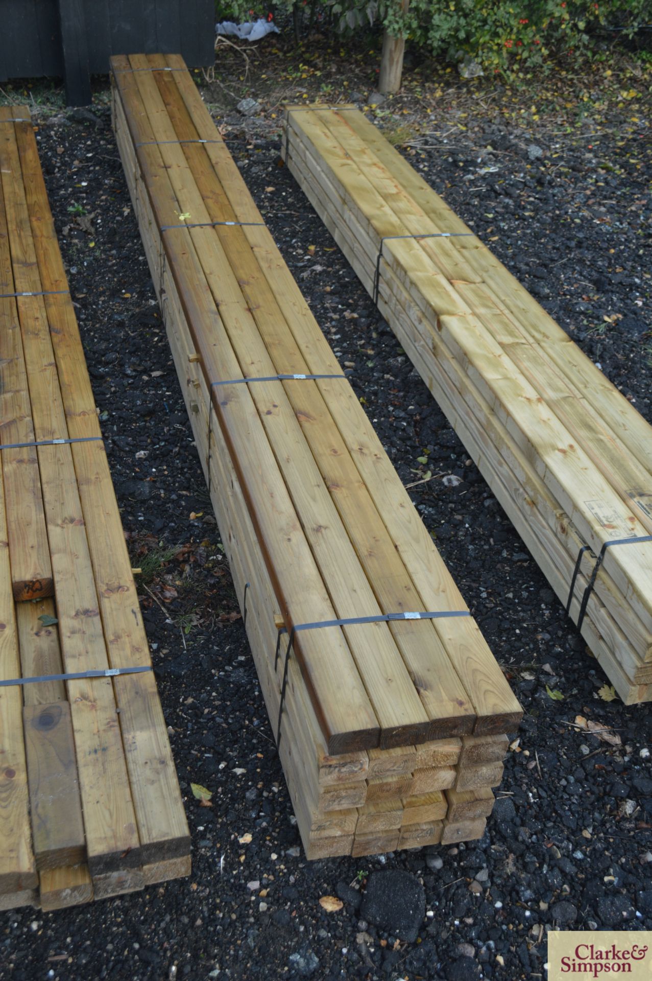 Quantity of new timber.