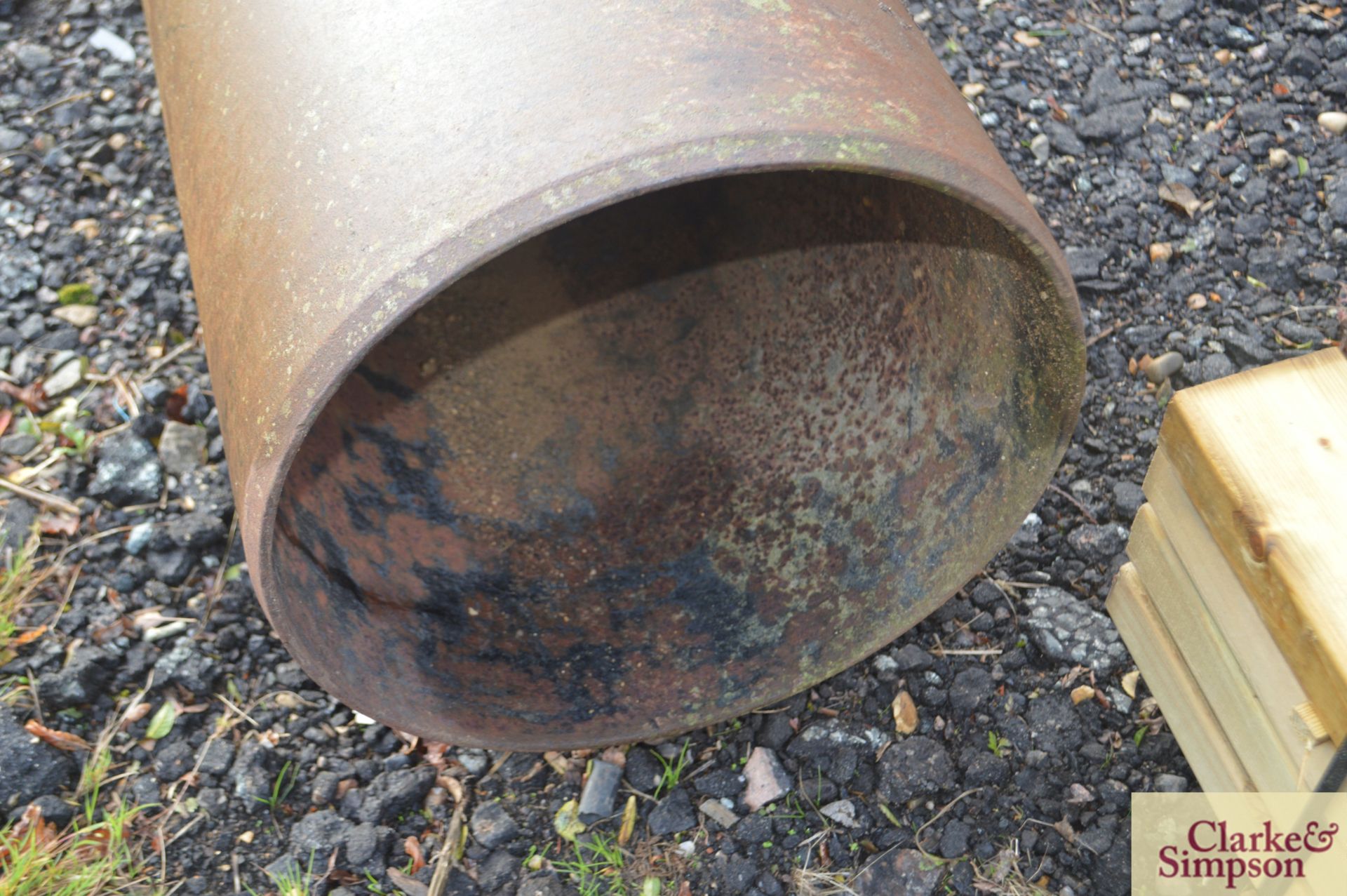 Large diameter 5.6m metal culvert pipe. - Image 3 of 4