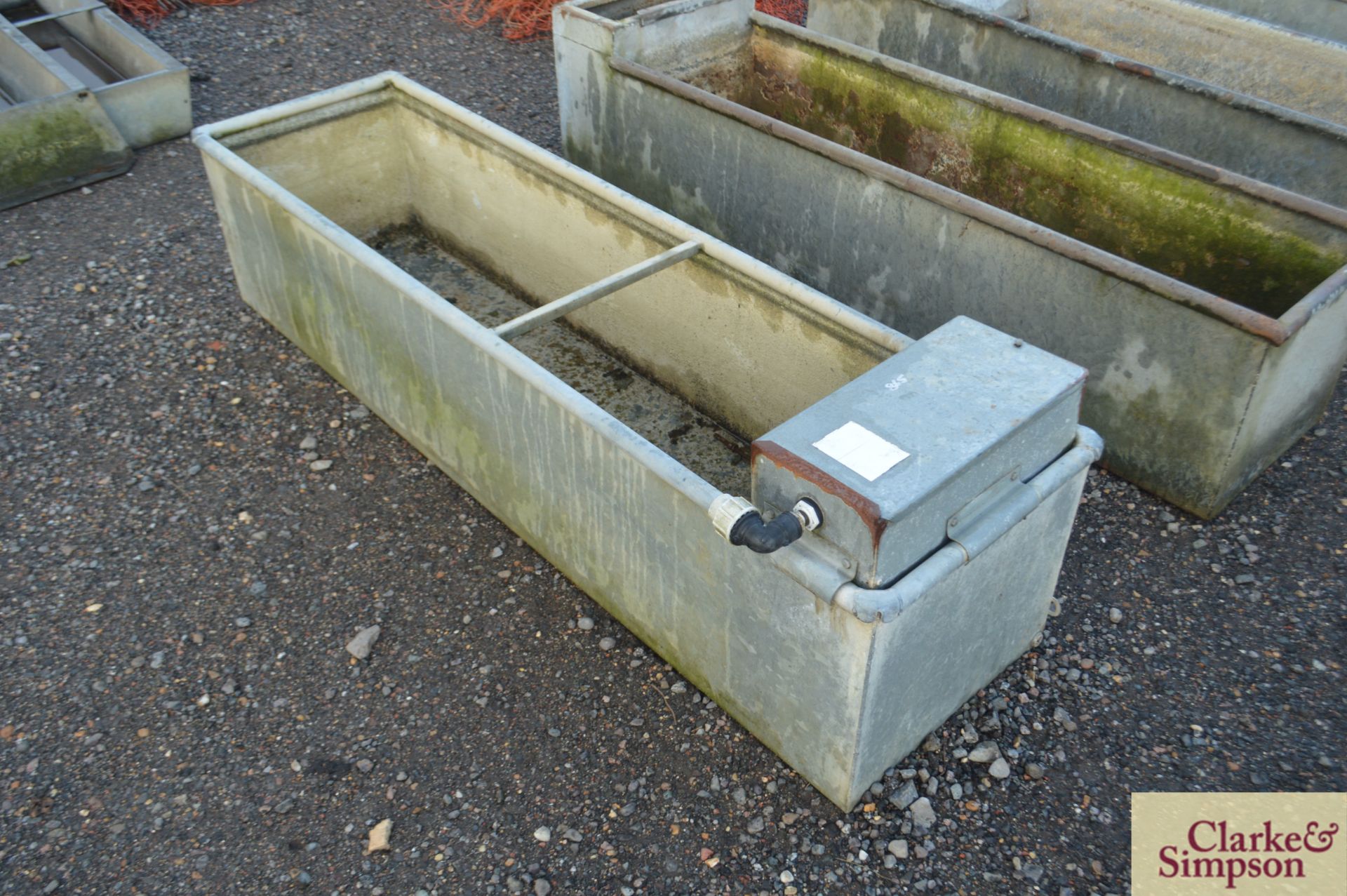 Cattle water trough.