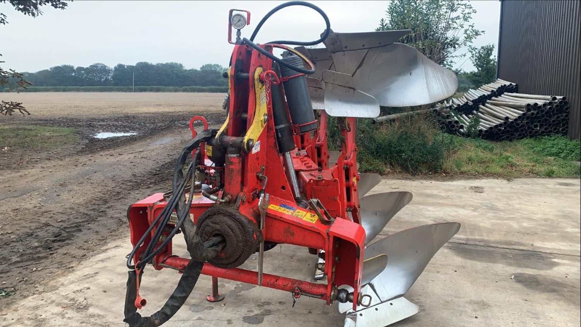 Pottinger Servo 45S 5+1F reversible plough. Serial number VBP00050001003494. With manual vari- - Image 11 of 13