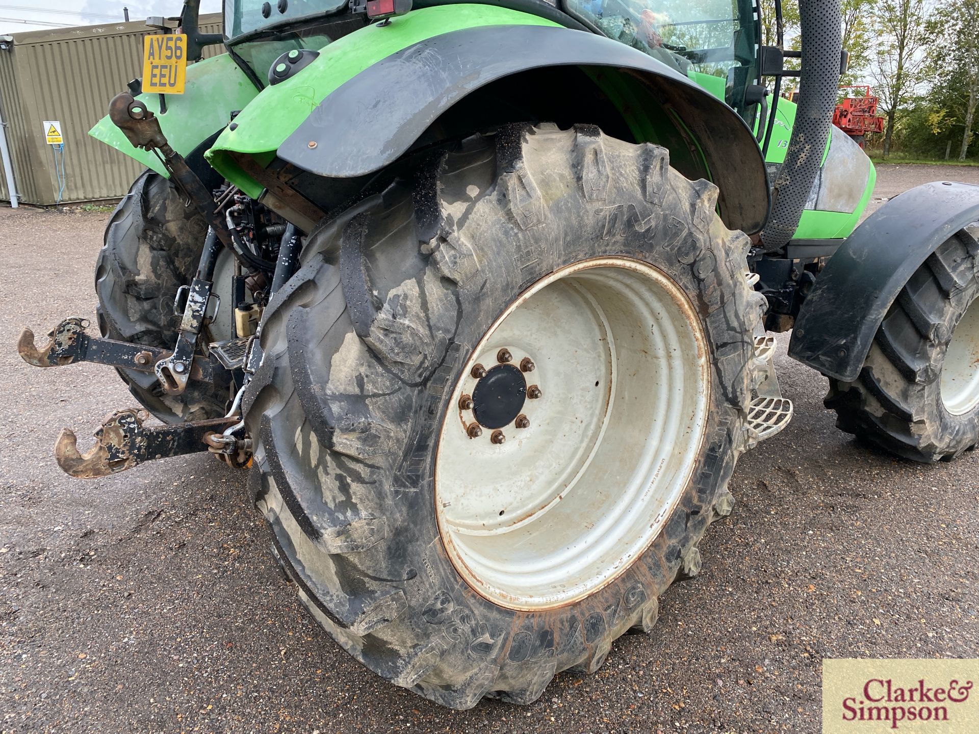 Deutz-Fahr Agrotron 130 4WD tractor. Registration AY56 EEU. Date of first registration 09/2006. - Image 26 of 59