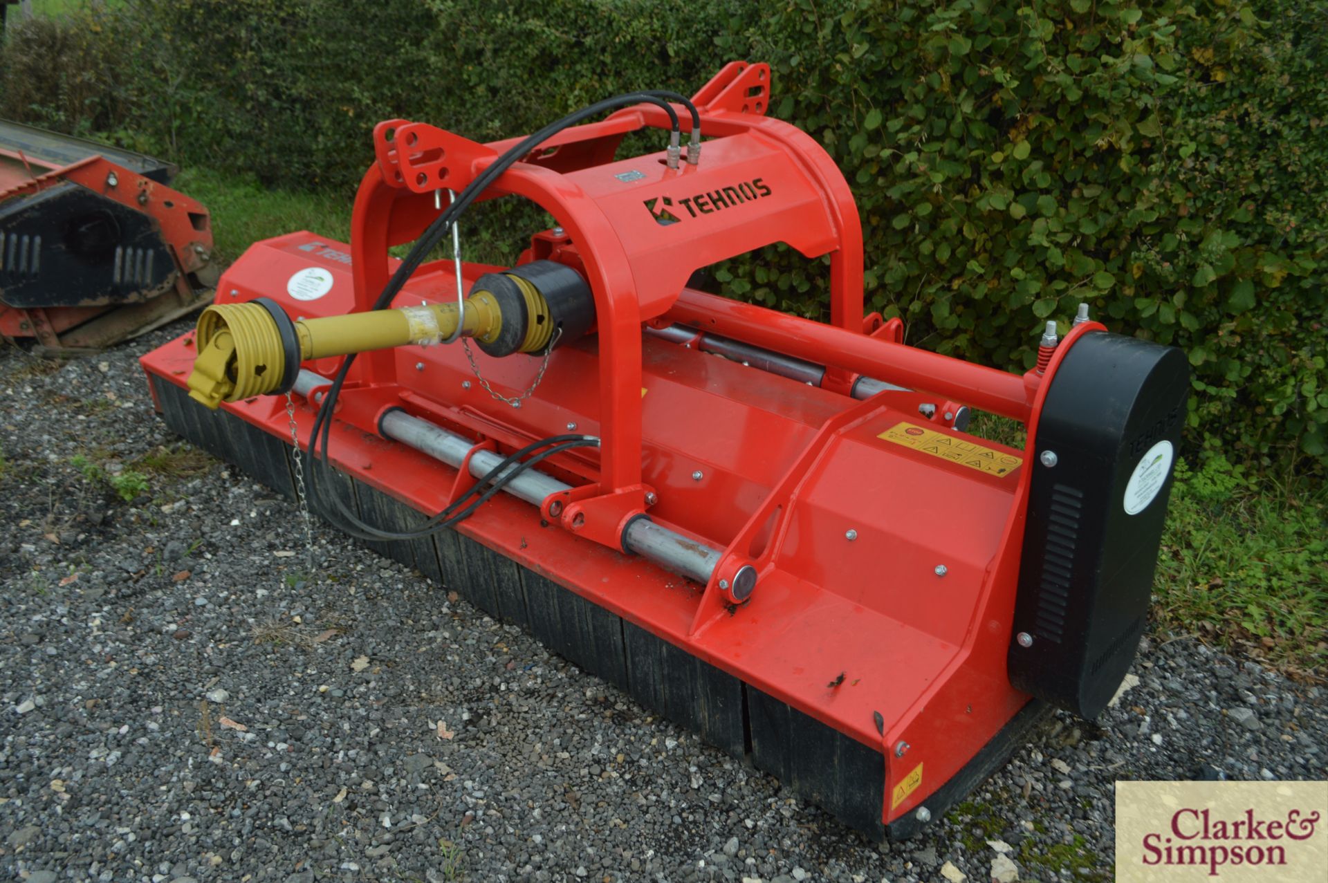 Tehnos MU280 2.8m mounted flail mower. With hydraulic offset. c.100 hours from new. Owned from new.