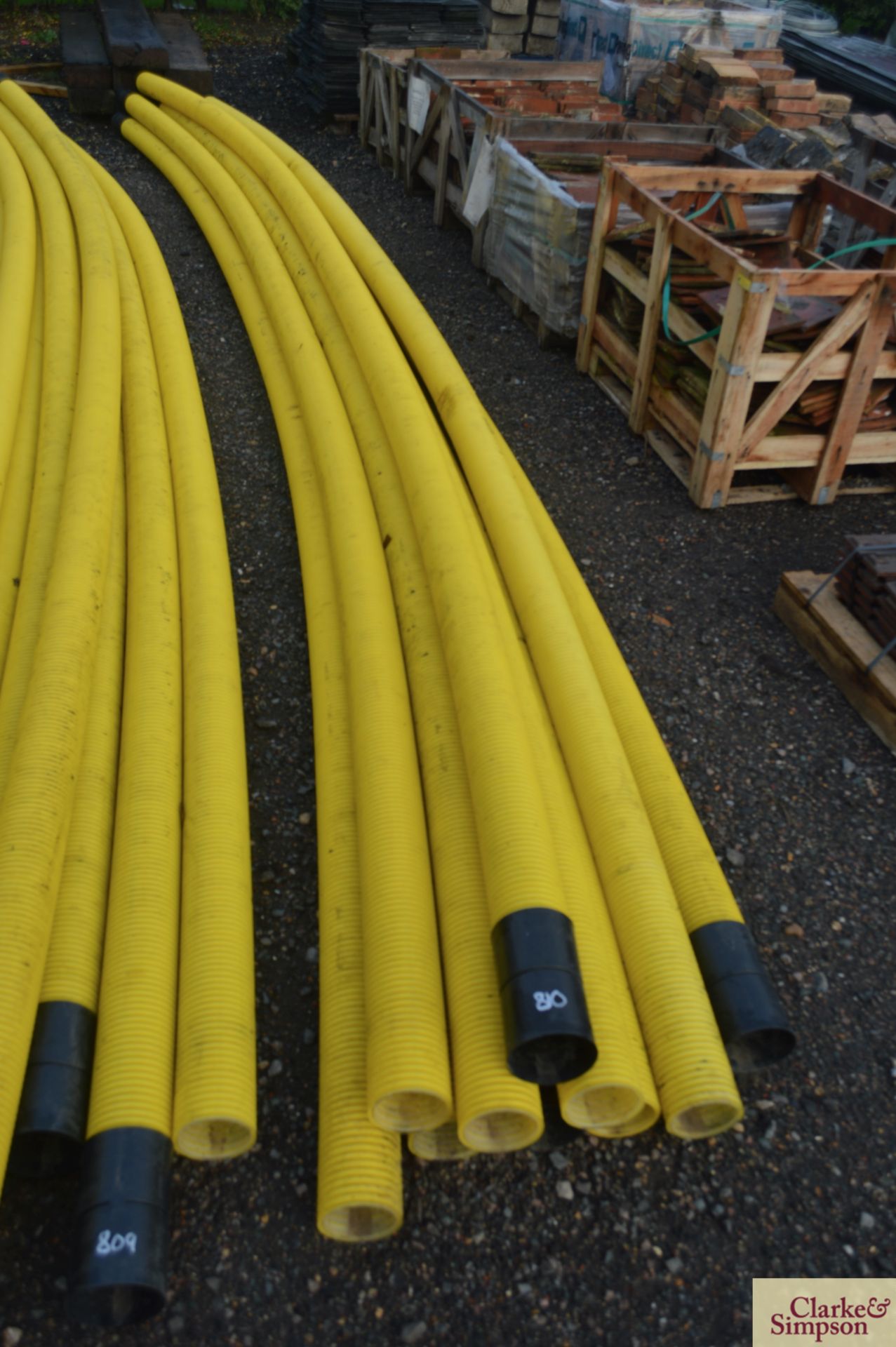 10x 6m 100mm double wall flexi pipe. *