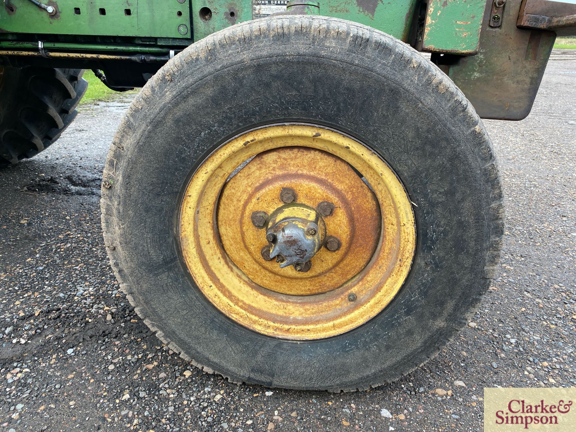 John Deere 2130 2WD tractor. Registration REX 815R (no paperwork). Date of first registration 11/ - Image 12 of 33