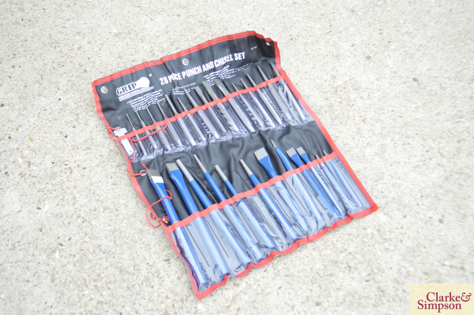 28 piece Punch and chisel set.*