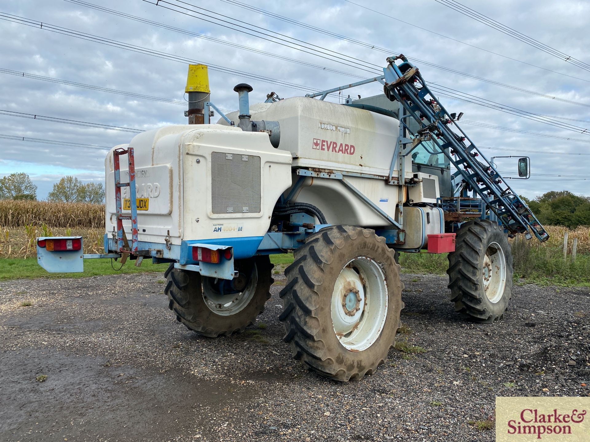 Evrard AHM 4004 24m 4WD self-propelled sprayer. Registration T371 JDX (no paperwork), Date of - Image 5 of 42