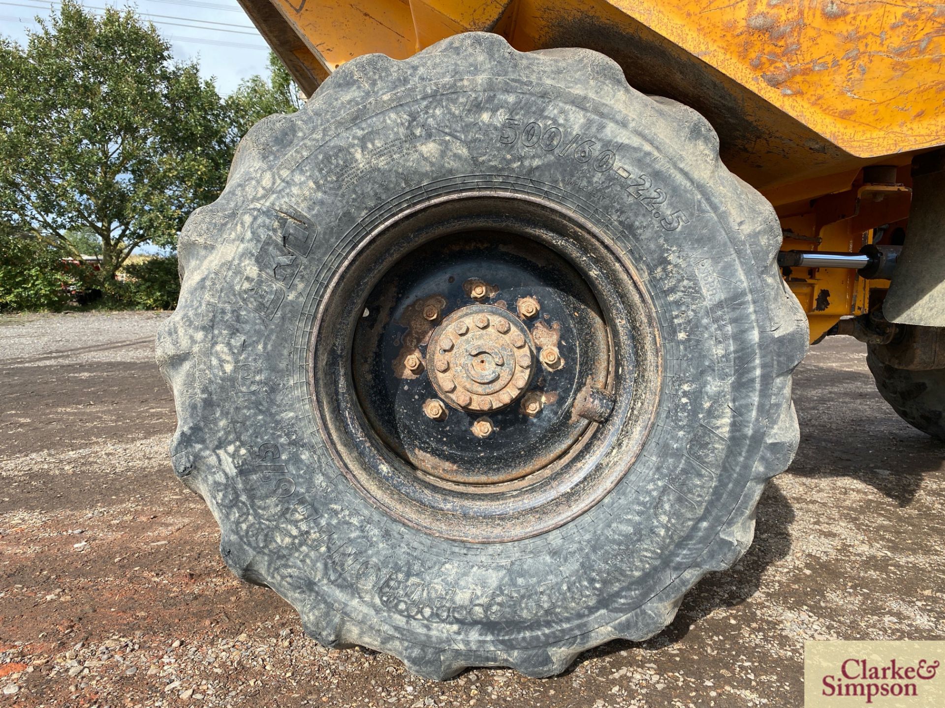 Benford 9T 4WD pivot steer dumper. 2005. Serial number SLBDINOOE507EW274. 500/60R22.5 wheels and - Image 10 of 38