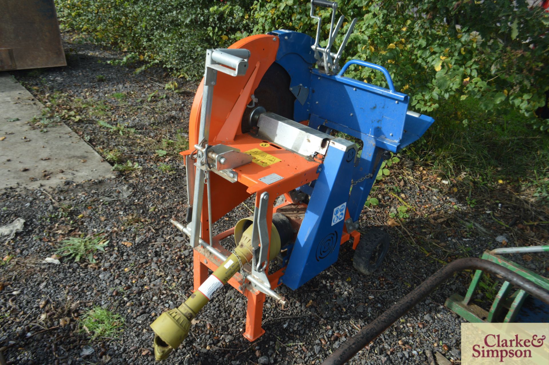 Balfor Riko rocking table saw PTO driven mounted bench. * - Image 4 of 5