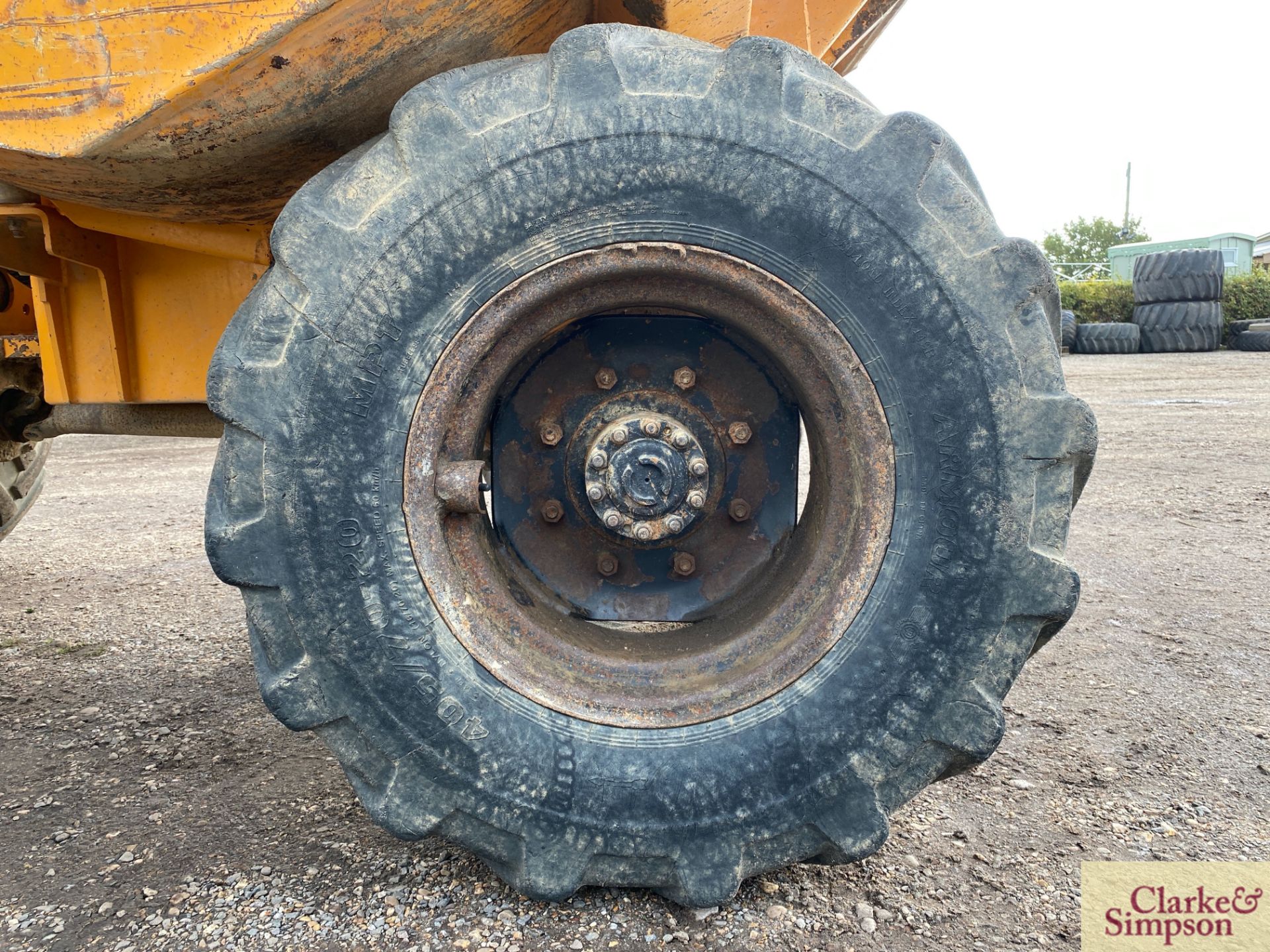 Benford 6T 4WD pivot steer dumper. 2000. Serial number SLBDNOOEY7H0721. 405/70R20 wheels and - Image 20 of 36