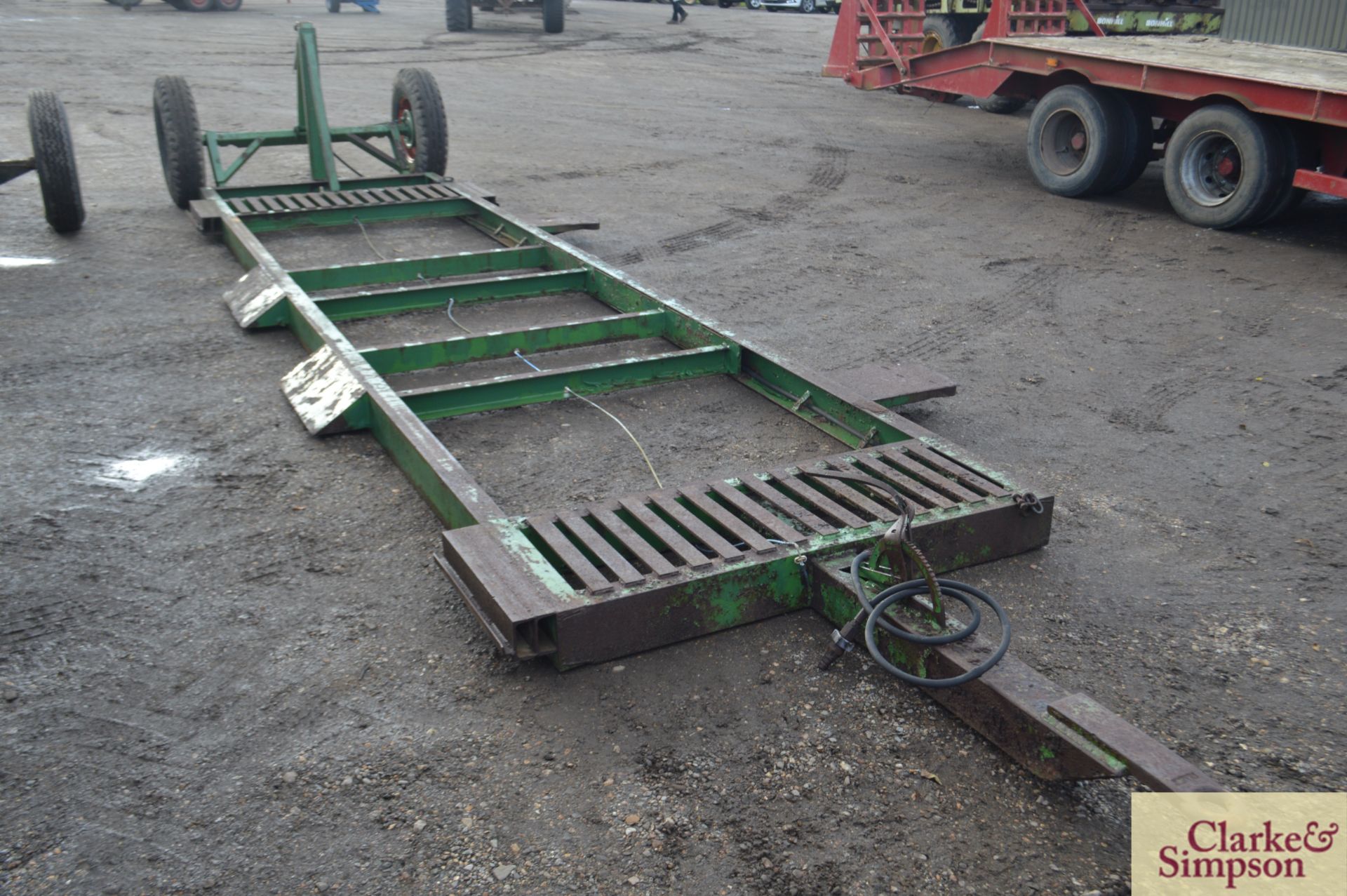 Drill trailer to suit MF 30 drill. With hydraulic axle. *