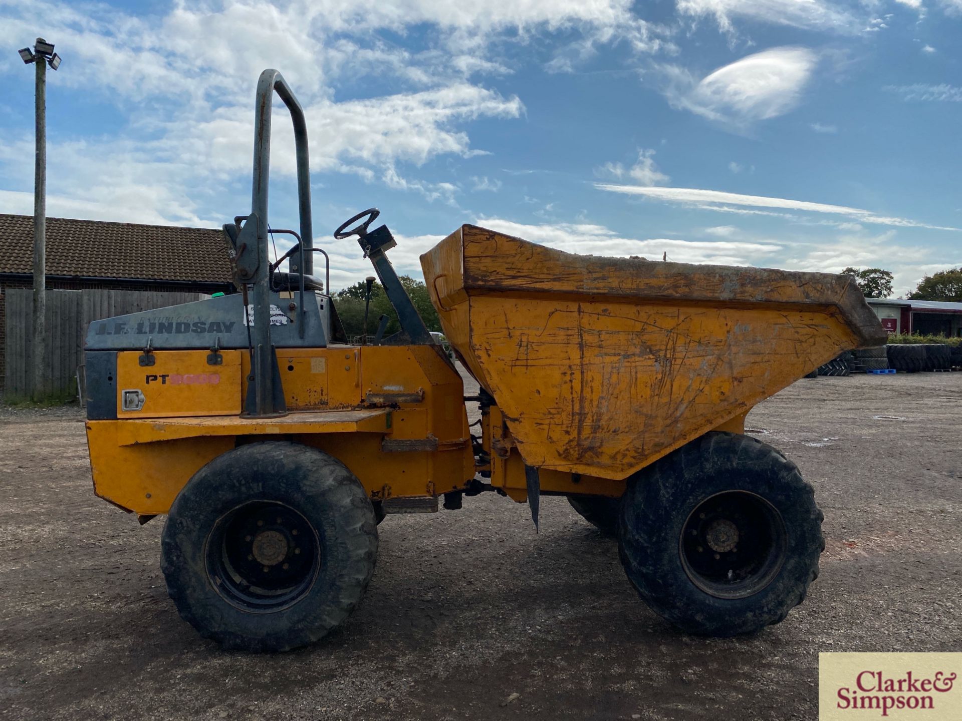 Benford 9T 4WD pivot steer dumper. 2005. Serial number SLBDINOOE507EW274. 500/60R22.5 wheels and - Image 6 of 38