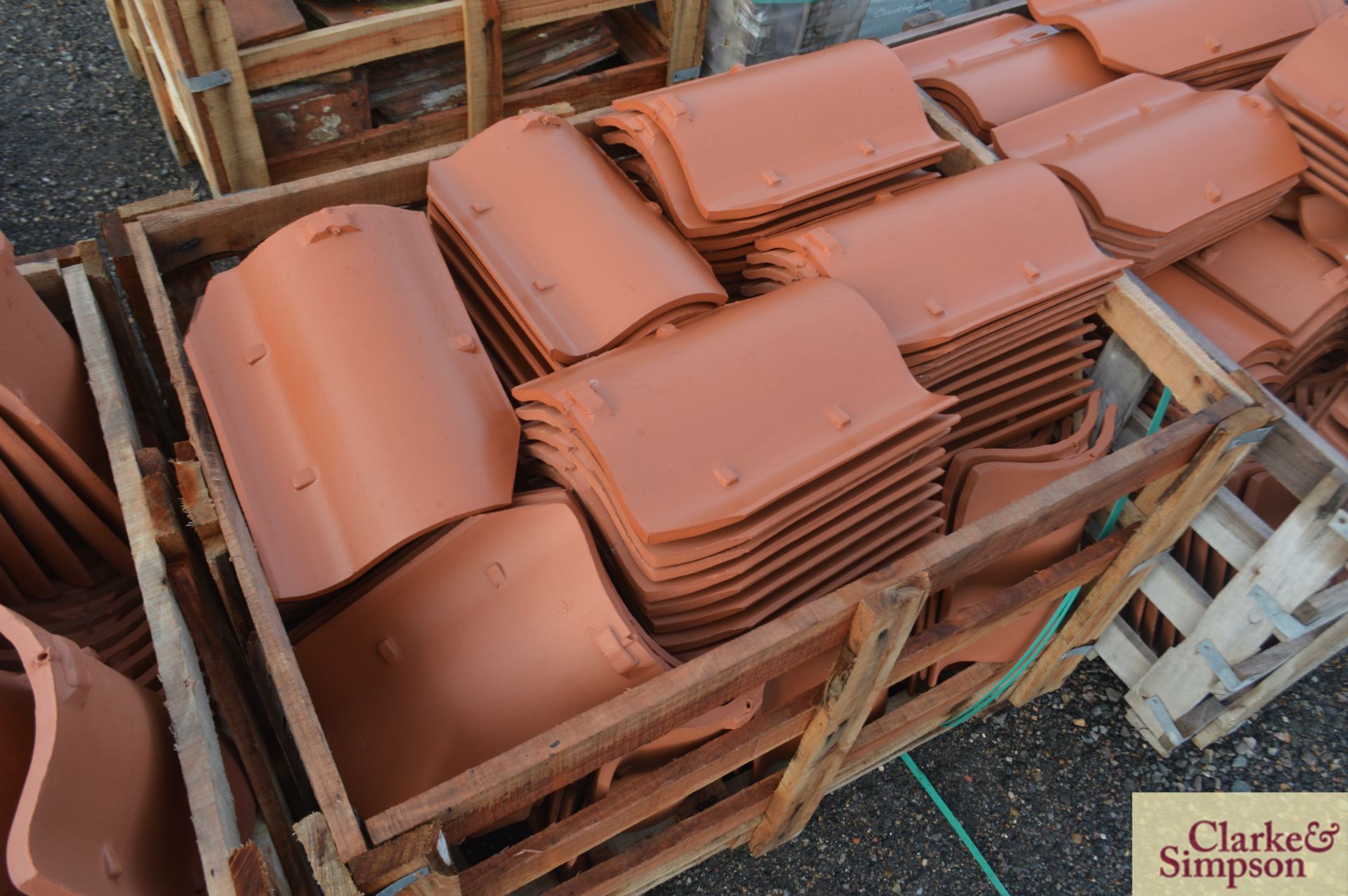 3x crates of unused modern pan tiles. - Image 4 of 5