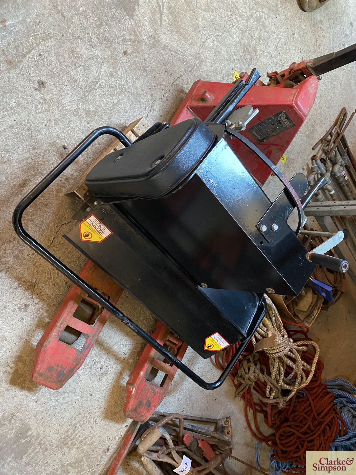 Countax scarifier to fit ride-on mower. - Image 5 of 6