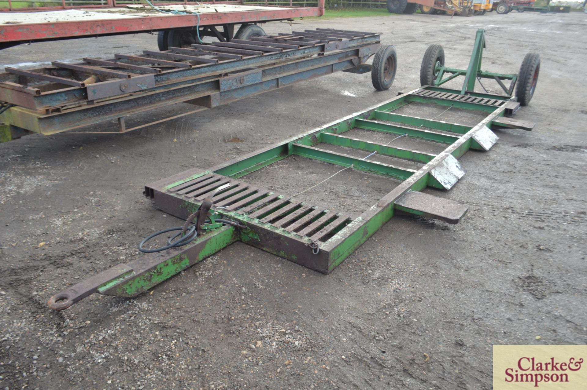 Drill trailer to suit MF 30 drill. With hydraulic axle. * - Image 2 of 7
