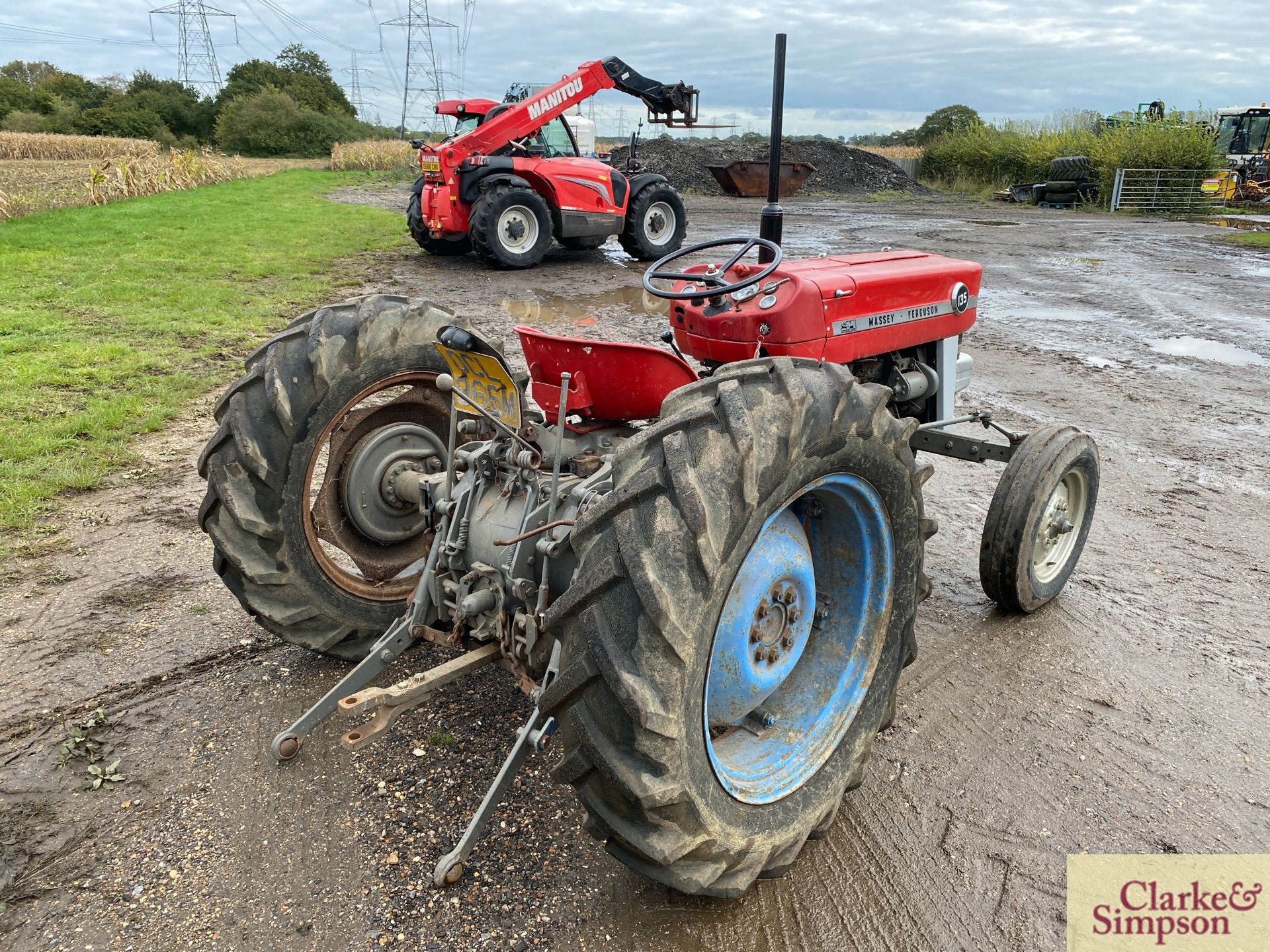 Massey Ferguson 135 2WD tractor. Registration OCL 966M (no paperwork). Date of first registration - Image 5 of 29