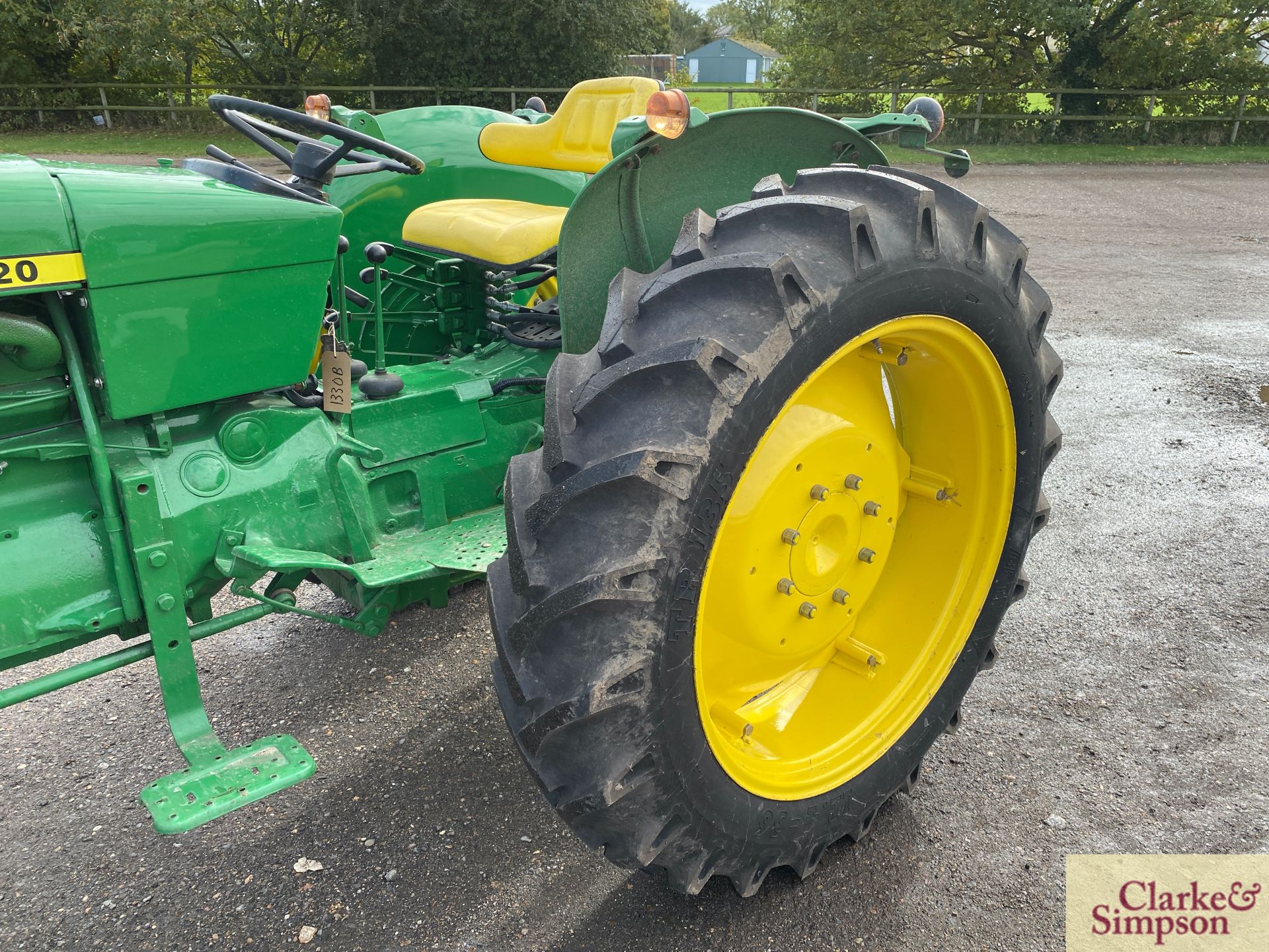 John Deere 2020 2WD tractor. Registration PRT 795F. Date of first registration 11/1967. Serial - Image 23 of 32