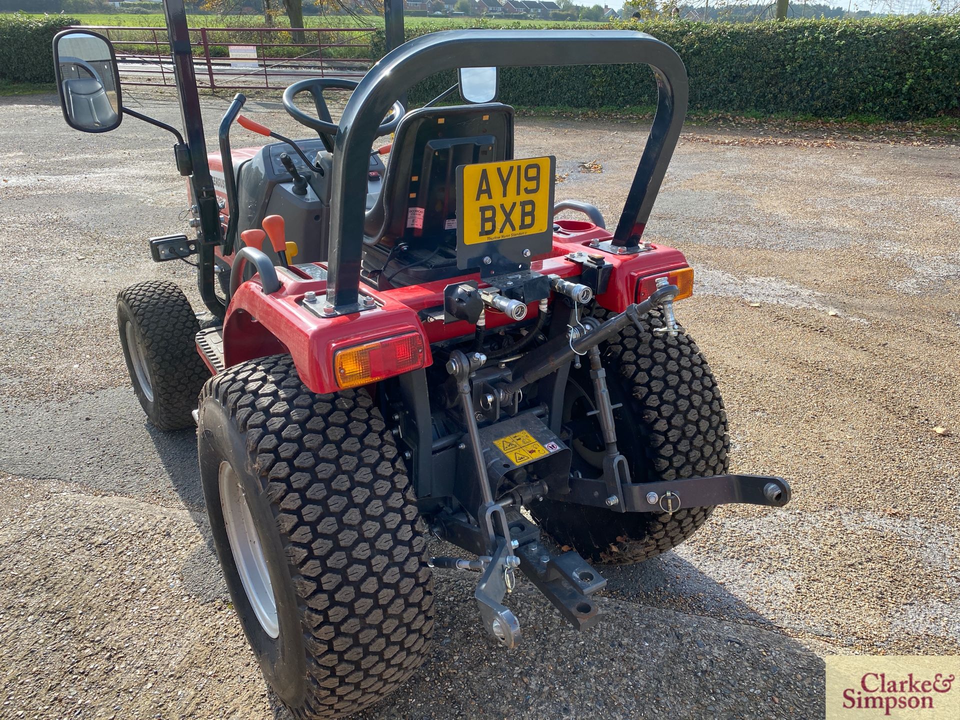 Massey Ferguson 1520 4WD compact tractor. 2017. Registration AY19 BXB. Date of first registration - Image 16 of 38