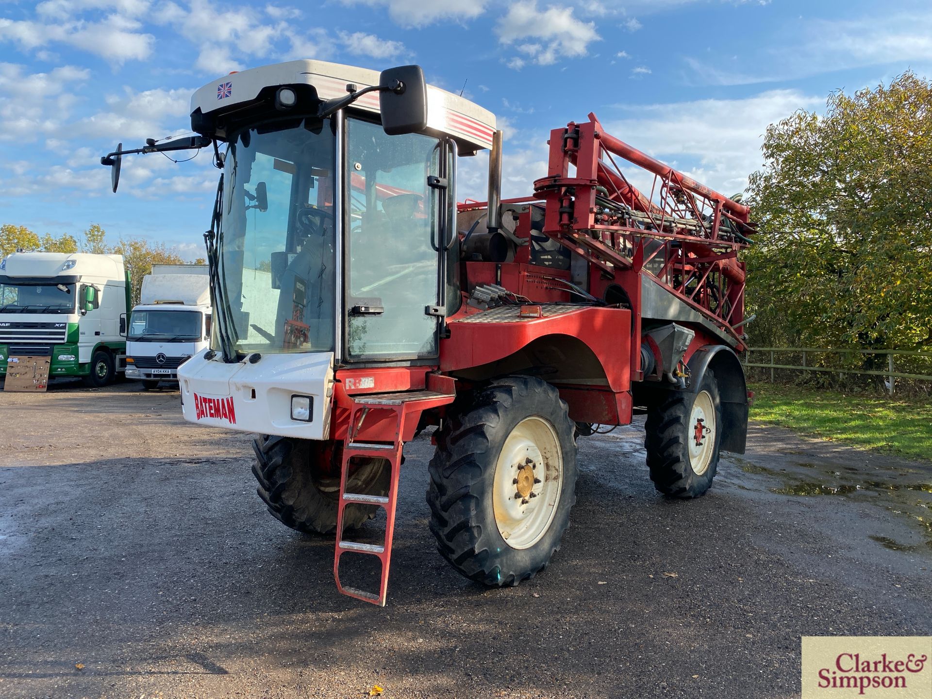 Bateman RB35 24m 4WD self-propelled sprayer. Registration WA13 FHY. Date of first registration 03/