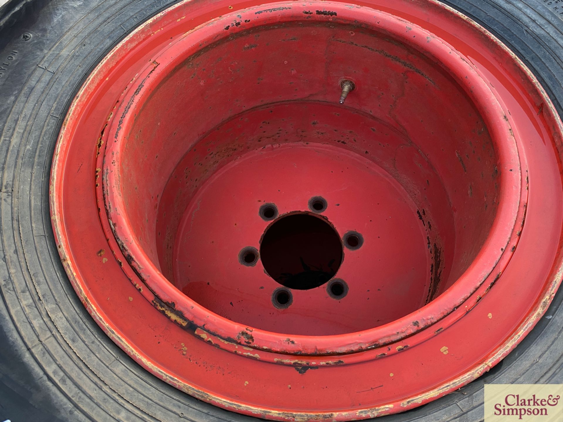 Set of 48x25.00-20 flotation wheels and tyres to fit Sands sprayer. * - Image 6 of 6