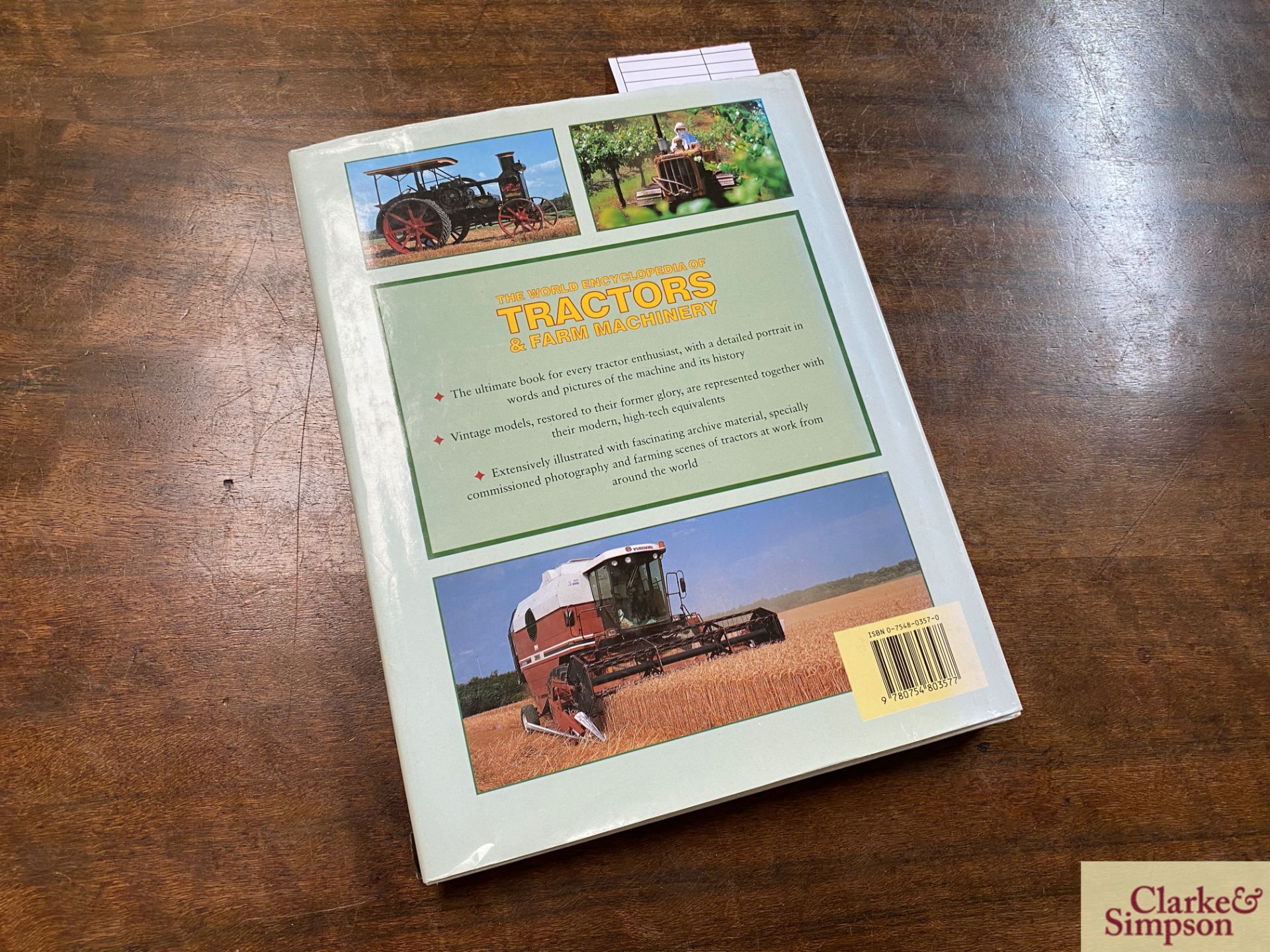 Tractor & Farm Machinery Hardback Book. - Image 2 of 2