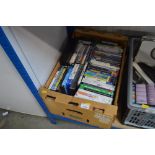 A box of various video games