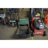 A Qualcast electric scarifier