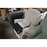 A reclining armchair