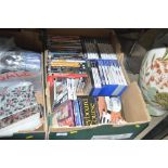 A box of various video games