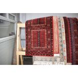 An approx. 9' x 6' modern Chinese wool rug