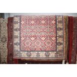 An approx. 8'5" x 2' Meswani rug