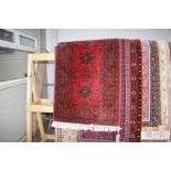 An approx. 6' x 4' wool rug