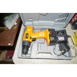A 12 volt cordless drill in carrying case