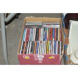 A box of CD's