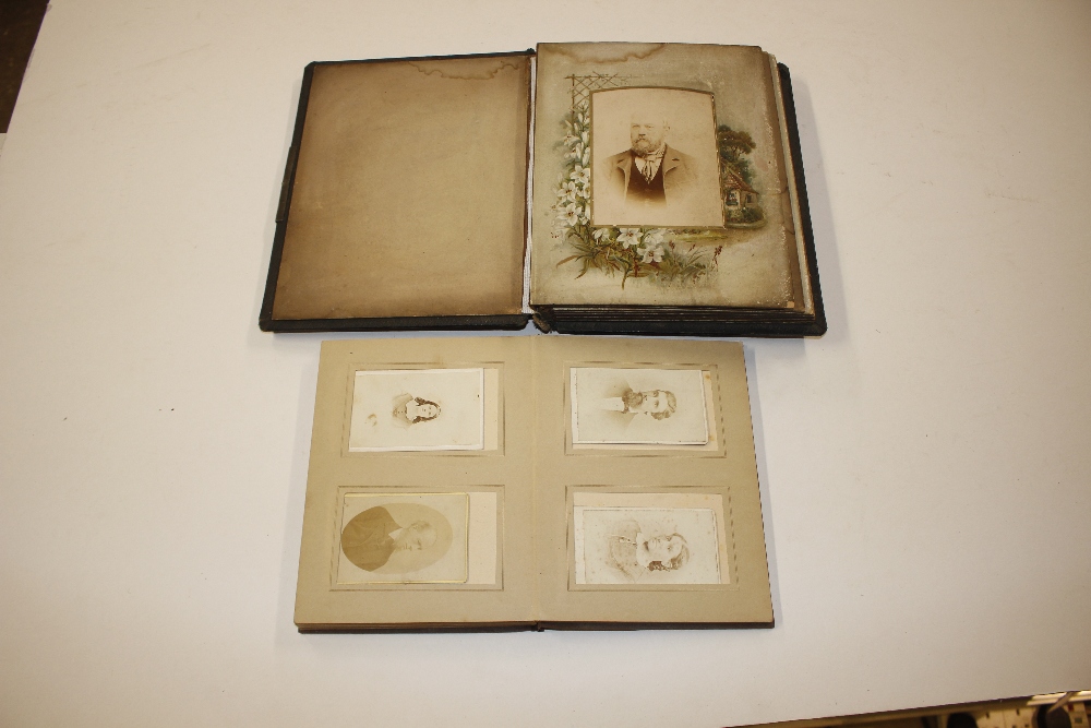 Two albums of Victorian photographs