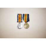 WW1 Officer pair of medals to Lt. R Scott