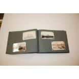 A post-card album containing approx. 96 post-cards