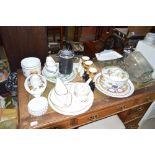 A quantity of various china to include Portmeirion