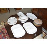 A quantity of various meat plates to include Royal