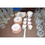 A quantity of Cauldon floral decorated teaware and